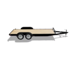 Carry-On Trailer 7-ft x 16-ft Treated Lumber Utility Trailer - Image 2