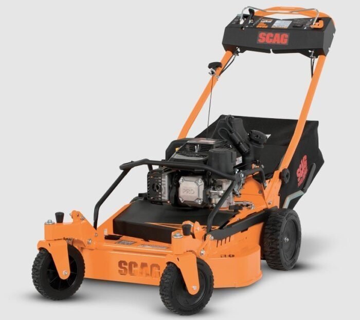Scag_SFC30_Swivel_walk_mower_sfc30-7cv-s-1-700x623-1-1_4eff64ce-b17f-4920-a3c5-ae55f1f4eb01.jpg Scag SFC 30″ Walk-Behind Lawn Mower with 224cc Kohler CV Engine & Swivel Casters - Image 1