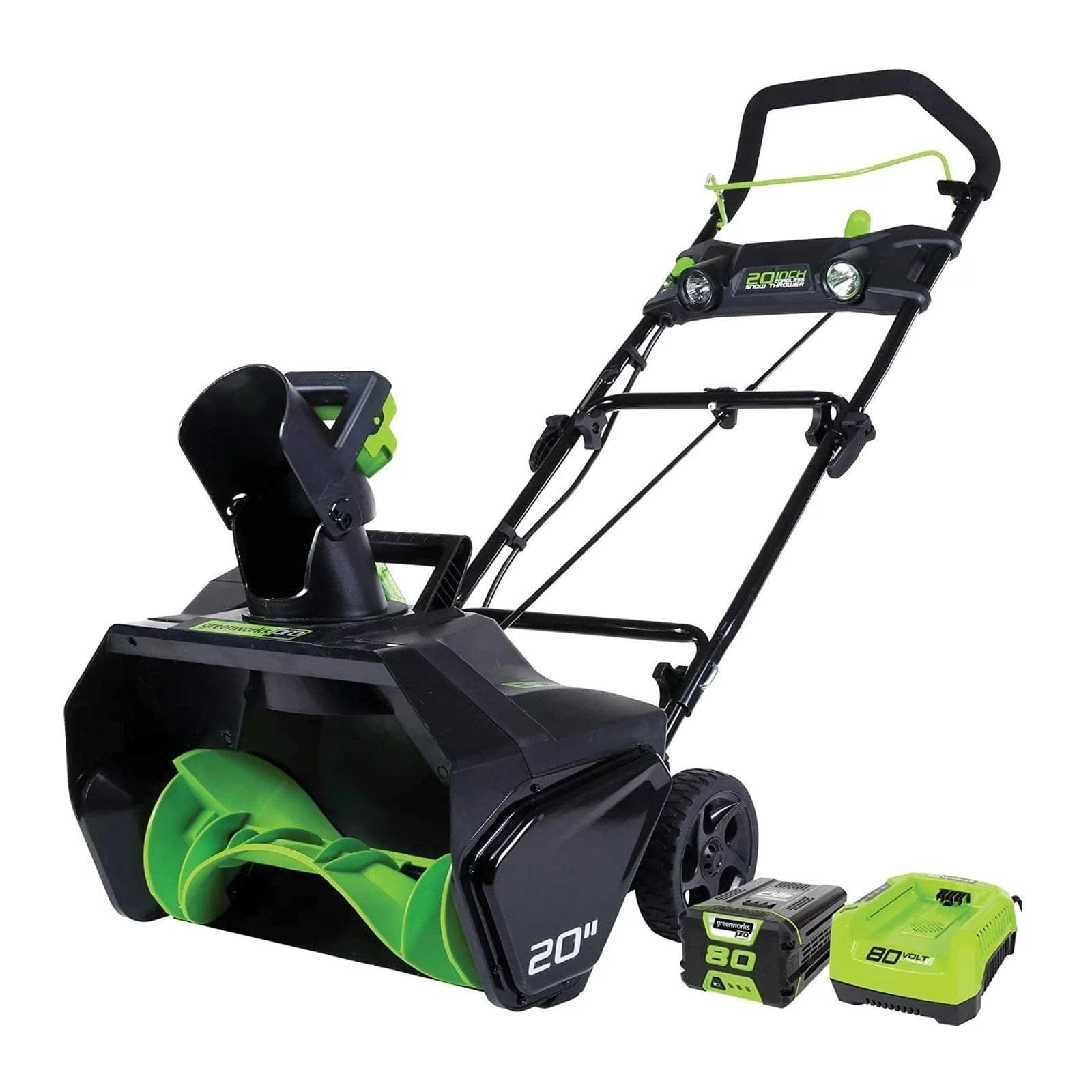img-1593.jpg Greenworks Pro 80V 20 inch Snow Thrower with 2Ah Battery and Charger - Image 1