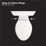 Kohler Highline Arc The Complete Solution 2-piece 1.28 GPF Single Flush Elongated Toilet in White - Image 3
