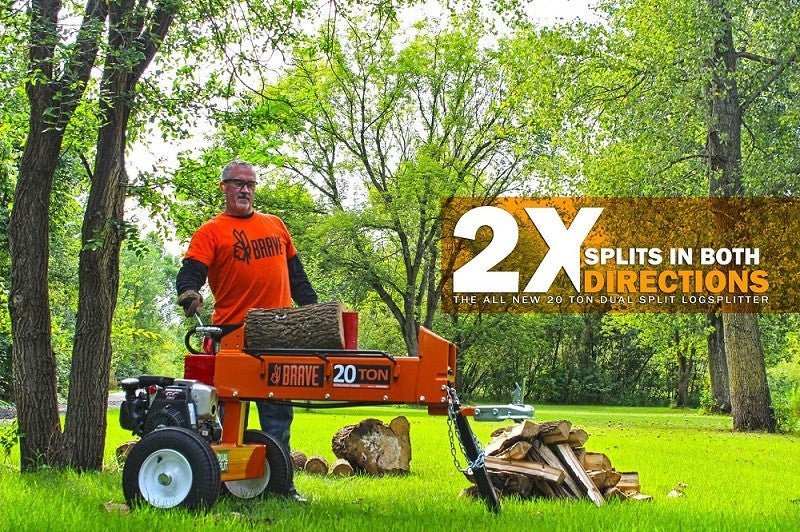 p-8571-brave_2way__29730.jpg 20 Ton Brave Two Way Log Splitter (PCLS2013GC) - Image 1